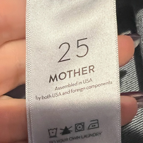 MOTHER DENIM THE PIXIE RAMBLER ANKLE Size 25 EUC - Picture 7 of 14